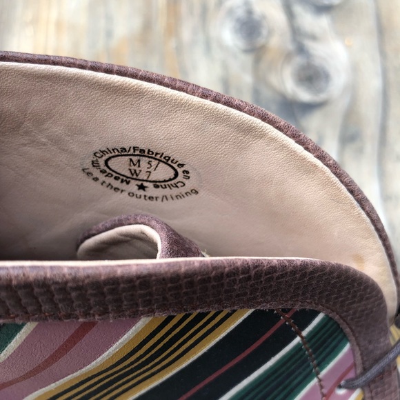 John Fluevog Stripe Splendid Booties - Picture 3 of 17